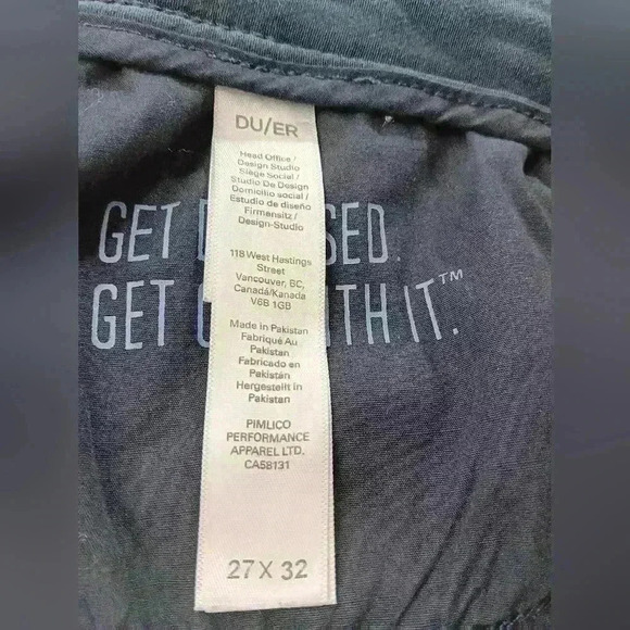 DU/ER Slim Fit Men's Jeans. Size  27x32 - Picture 6 of 10